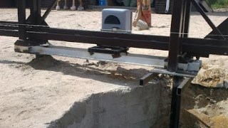 Купить сваи для ворот в Торжок. Заказать ворота на сваях под ключ от 22011 руб